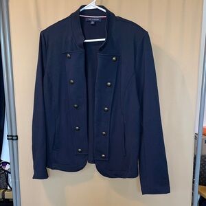 Tommy Hilfiger Dark Blue Garment with Red and White Trim